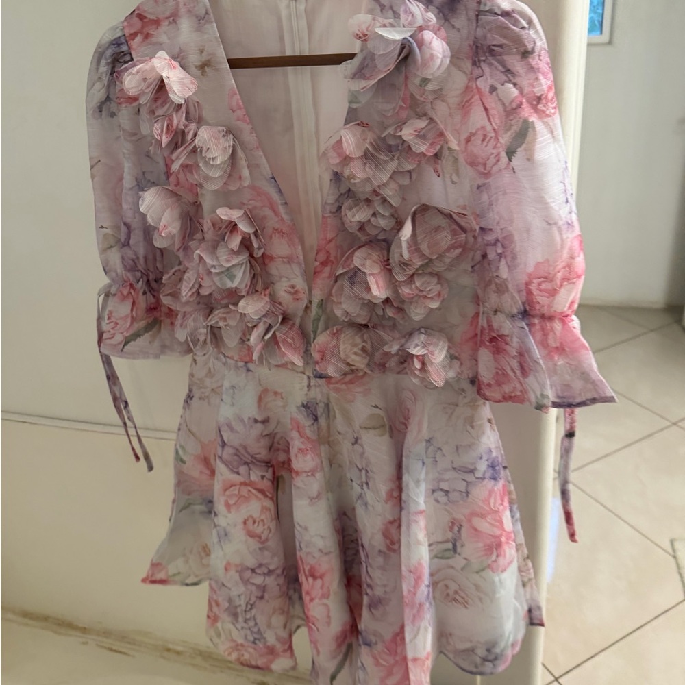 Floral Ruffle Dress - Picture 7 of 11